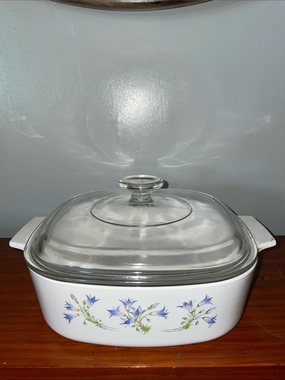 Vintage CorningWare Blue Dusk A-1.5-B 1.5L Casserole Glass Lid USA
